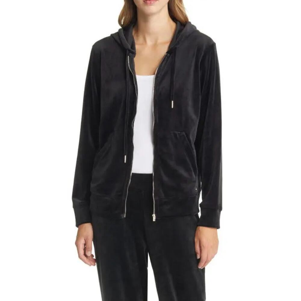 TOMMY BAHAMA Women’s Velour Hoodie - Black‎ XL